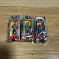 【匿名配送】仮面ライダー ソフビパッケージチャーム　1号&2号&旧1号セット