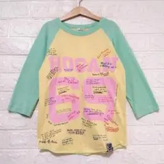 Gotham Wear ラクガキプリントラグラン8分袖Tシャツのサムネイル