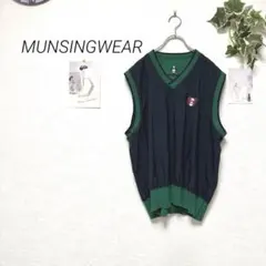 11605 MUNSINGWEAR マンシングウェア リバーシブルベスト
