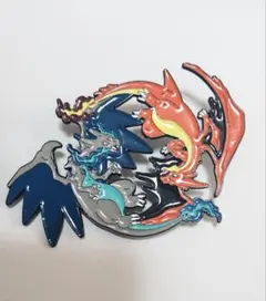 ポケモン 花札 リザードン ラバスト 缶バッジ セット ポケモンレジェンズZA イオン 限定 特典 オリジナル金バッジ 缶バッジ