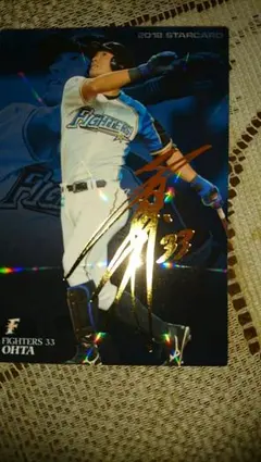 日本ハムファイターズ大田泰示選手スターカードプロ野球チップスカード