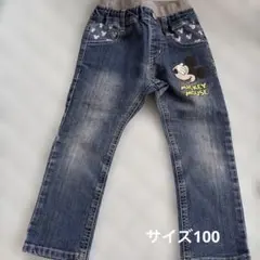 BABYDOLL ミッキーマウス デニムパンツ 100