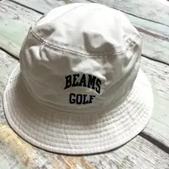 NEW ERA × BEAMS GOLF / 別注 バケット ハットホワイト