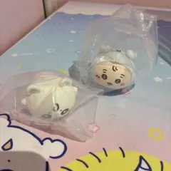 ちいかわベビー　ハイハイフィギュア　モモンガ　カニちゃん(古本屋)2点セット