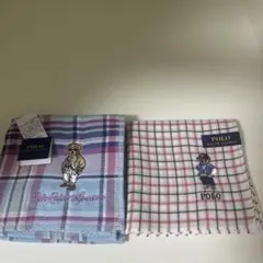M*★様 Polo Ralph Lauren チェック柄ハンカチ2枚セット