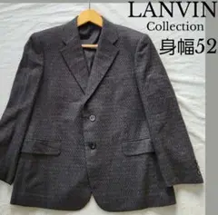 LANVIN COLLECTION テーラードジャケット チェック柄 Ｔ48 セール】 【セットアップ対応商品】ツイードチェックジャケット