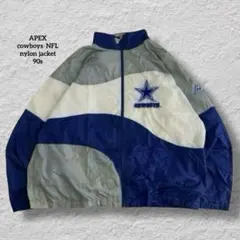 Y2K ヴィンテージ　NFL スーパーボウル　海外限定　ナイロンジャケット　古着 STARTER - L☆古着 スターター STARTER 長袖 ナイロン