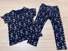 UNIQLO ミッキーマウス パジャマセット 100cm ネイビー