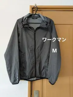 ワークマン　メンズ フード付き ウィンドブレーカー Mサイズ