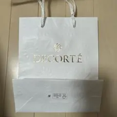 DECORTE ショップ袋 中型 ホワイト