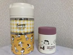 Snoopy ３段ランチBOX、スープジャー セット