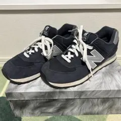 New Balance M574NN ネイビー スニーカー