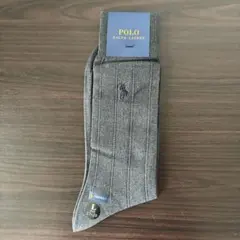 新品未開封【POLO RALPH LAUREN 】グレーソックス 27-28cm