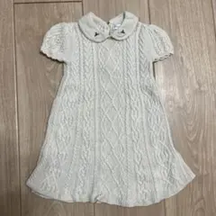 【poro ralph lauren ポロ　ラルフローレン】ニット半袖ワンピース