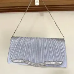 パーティクラッチバッグ　シルバー