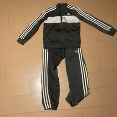 adidas ジャージ上下セット グレー/ホワイト