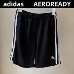 adidas AERO READY ハーフパンツ 150 黒 キッズハーフパンツ