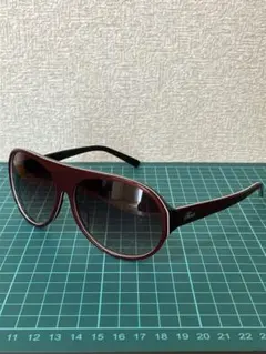 80's TMT ティアドロップ　オレンジ　レザー仕様 セルフレーム SEMI AUTO TEARDROP SUNGLASS（セルフレームセミオート