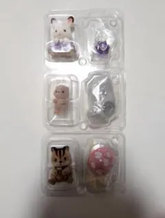 赤ちゃん妖精の森のなかまたちシリーズ「ラッコの小さい赤ちゃん」他3点セット