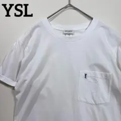 SAINT LAURENT YSL刺繍 Tシャツ イタリア製 サンローランのサムネイル