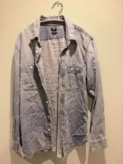 UNIQLO ライトブルーデニムシャツ L