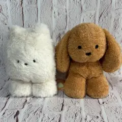 てらおかなつみ「いぬのぬいぐるみ(クリーム・ブラウン)」 てらおかなつみ「いぬのぬいぐるみ(クリーム・ブラウン)」 - メルカリ
