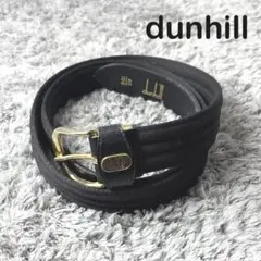 新品未使用】dunhill ダンヒル アート パラジウム スエードベルト 本革