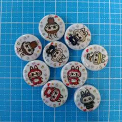 ビーズ９個セット　直径約2.4センチ カスタムボールペン