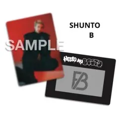 BE:FIRST SHUNTO B オンラインくじ トレカ