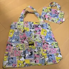 スヌーピー　SNOOPY エコバッグ トートバッグ 2個セット