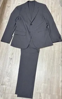 未使用品】UNIQLO 感動ジャケットセットアップ M ダークグレー 伸縮性