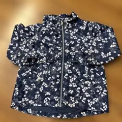 花柄ネイビージャケット　エイチアンドエム