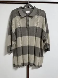 DAIRIKU ハーフジップニットポロシャツ DAIRIKU ハーフジップニットポロシャツ - メルカリ