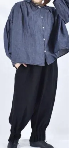...motomi.m モトミエム...フレンチリネンキャンディパンツのサムネイル