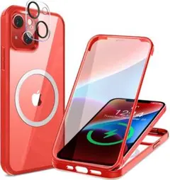 HAUTRKBG iPhone 14 Plus 用 ケース クリア 全面保護