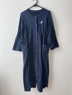 ベルメゾン マタニティパジャマ 長袖 股スナップ M～L