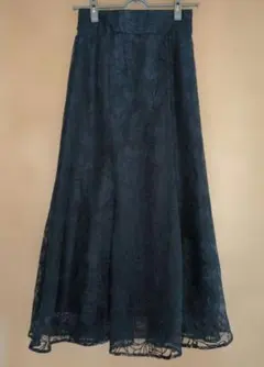 osono長さ変えれるチュール刺繍レーススカートのサムネイル