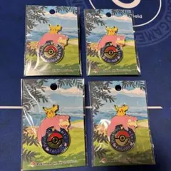 ポケモンセンターカガワ限定 ロゴピンズ 5個セット ピカチュウ ヤドン