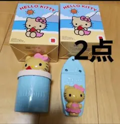 ５８ マクドナルド　ハッピーセット第１弾 日焼けキティ　2点