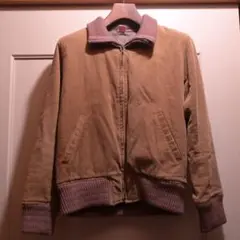 チャオパニック/ブラウン コーデュロイ ジップアップジャケット　Mサイズ