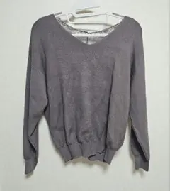 マイストラーダ　長袖ニット　モカ　ニット　長袖