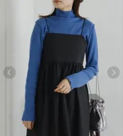 Kastane リブハイネックニット　トップス　ニット