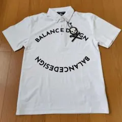 BALANCE DESIGN ホワイトポロシャツ Ｓサイズ
