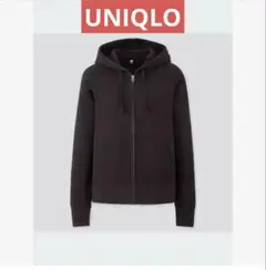 3,990円の品UNIQLO ユニクロ スウェットフルジップパーカ ブラック M