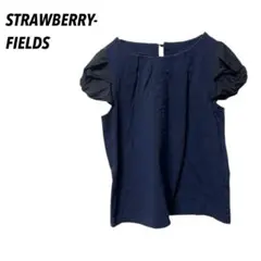 【ストロベリーフィールズ】Tシャツ　カットソー　パフスリーブ　日本製