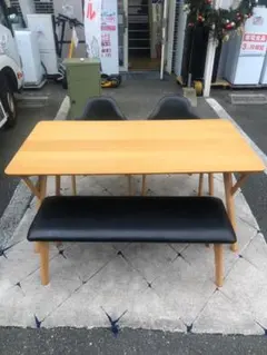引き取り限定】サンキコーポレーションDANRANテーブル&ソファー4点