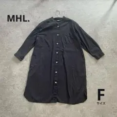 マーガレットハウエル バンドカラー 셔츠 원피스 日本製 MHL コットン