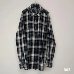 ポロラルフローレン　L タータンチェック　ヴィンテージ