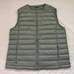 msh⭐︎様専用　グリーンダウンベスト Lサイズ