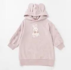 mezzo piano 新品　ぬいぐるみパーカワンピース　140